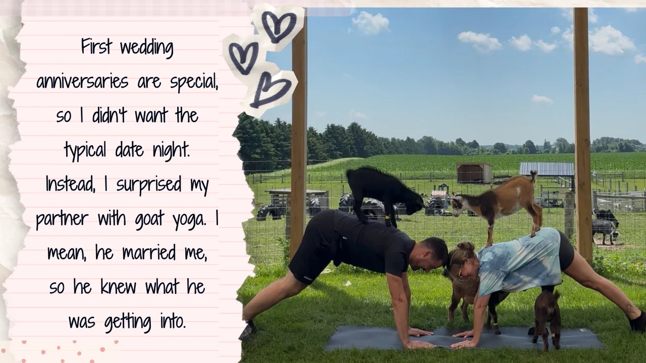 Farm 1 - goat yoga