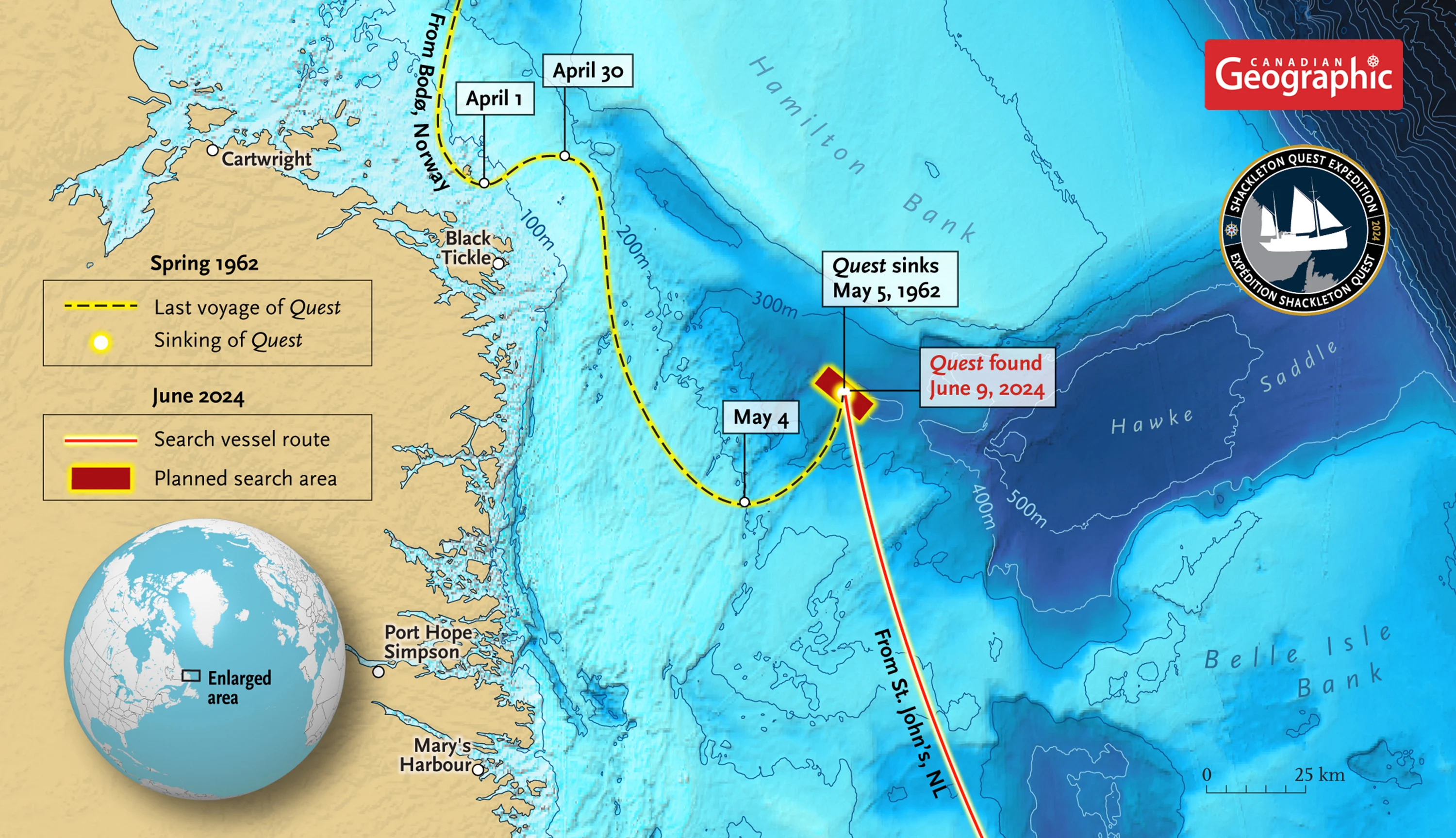 Quest Map - Royal Canadian Geographical Society