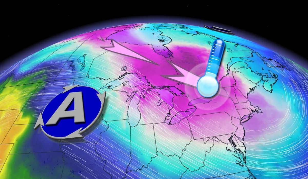 La pire anomalie de froid en Amérique du Nord se trouve au Québec