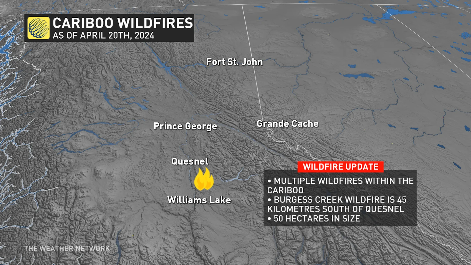 BC Wildfires April 20 2024