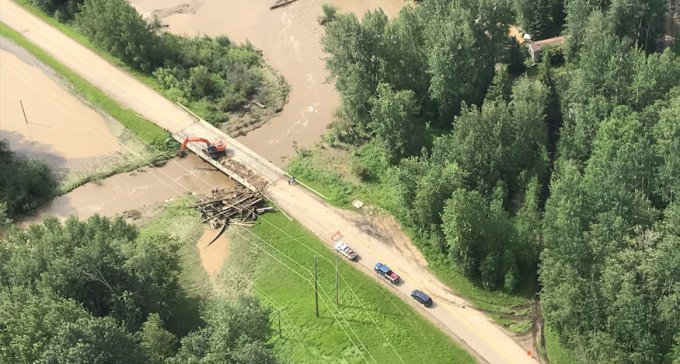 The Weather Network Stranded Campers Can Now Leave Flooded