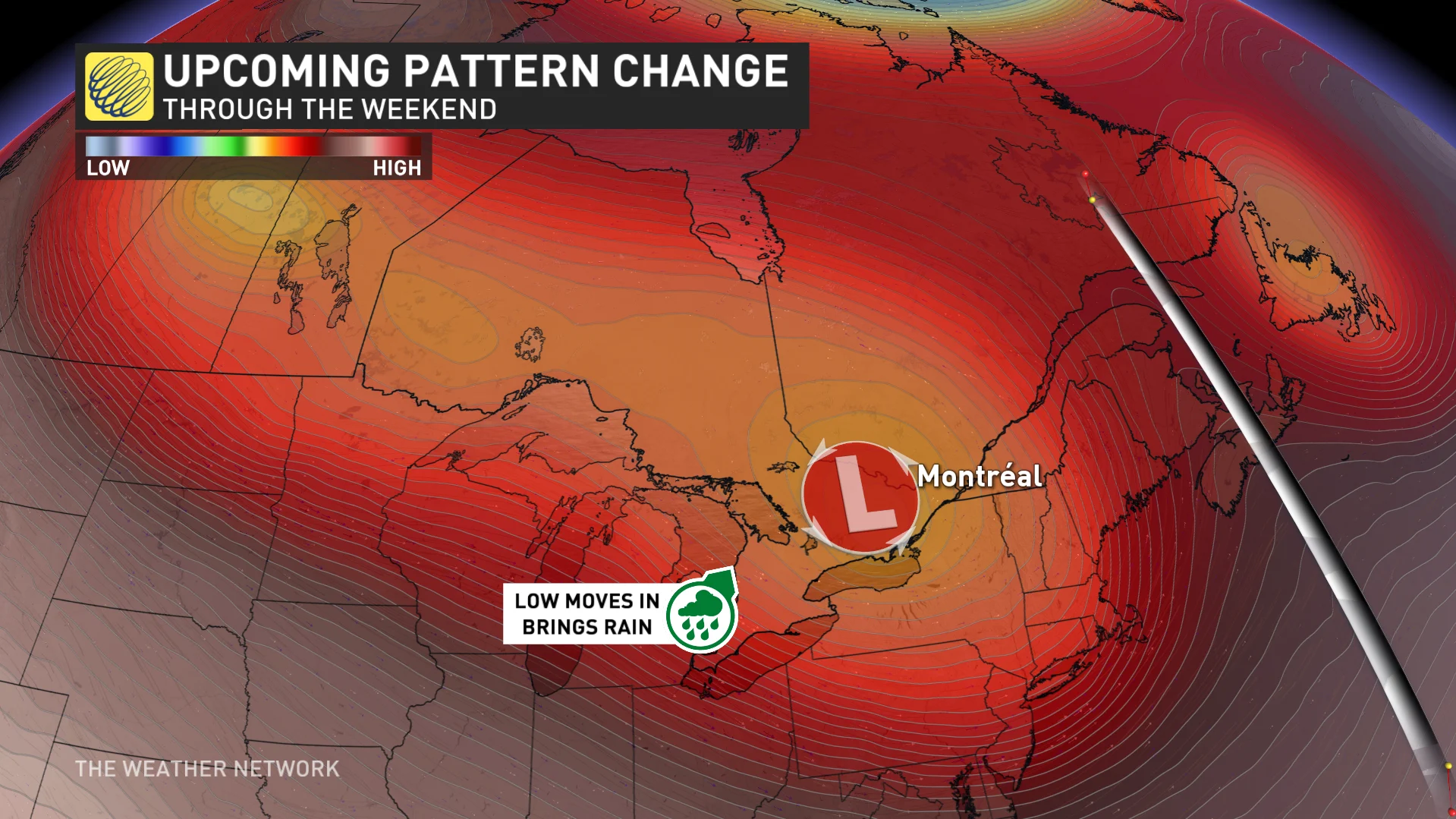 Upcoming pattern change Canada