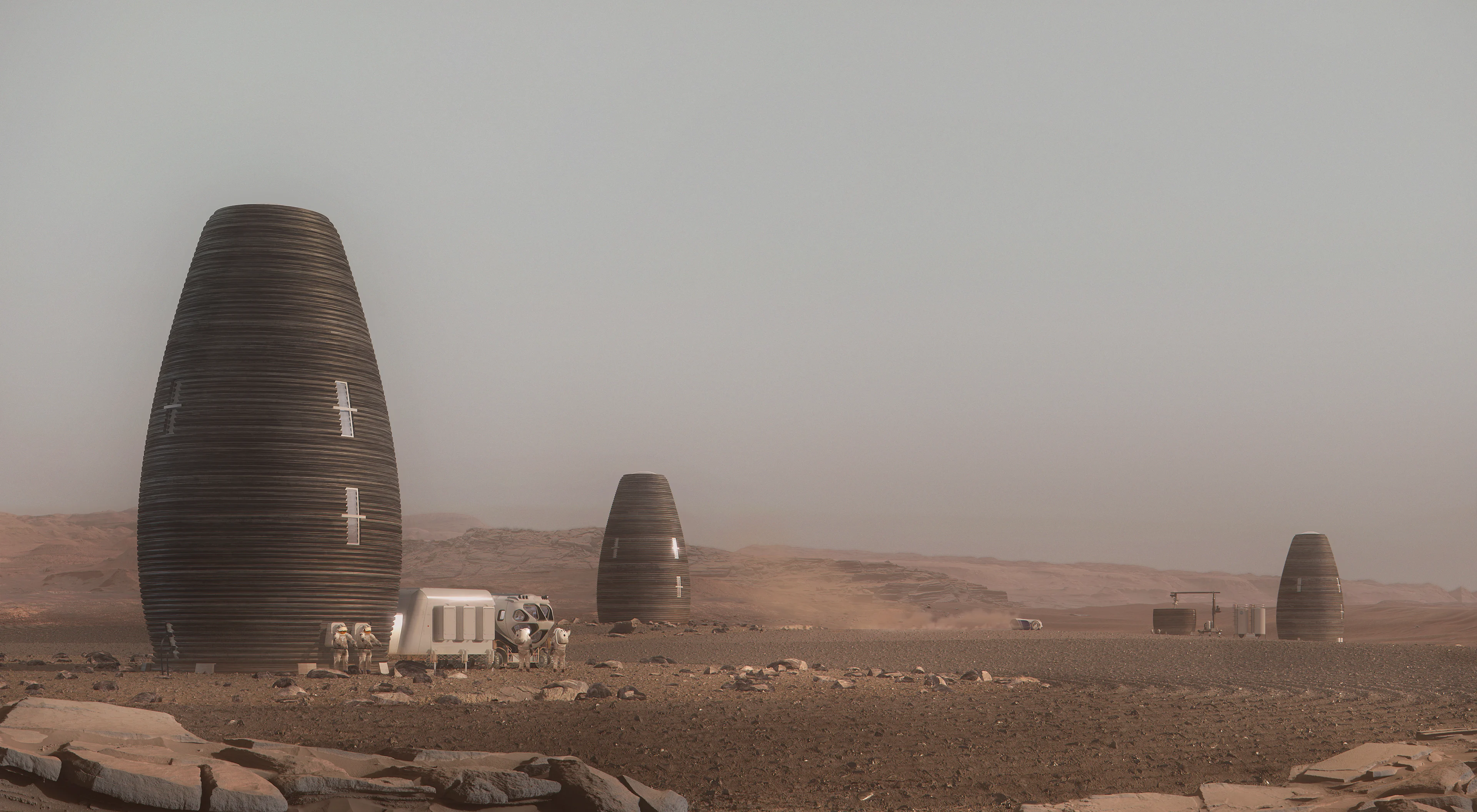 AI-SpaceFactory-Mars-Habitat-Exterior-Neighborhood