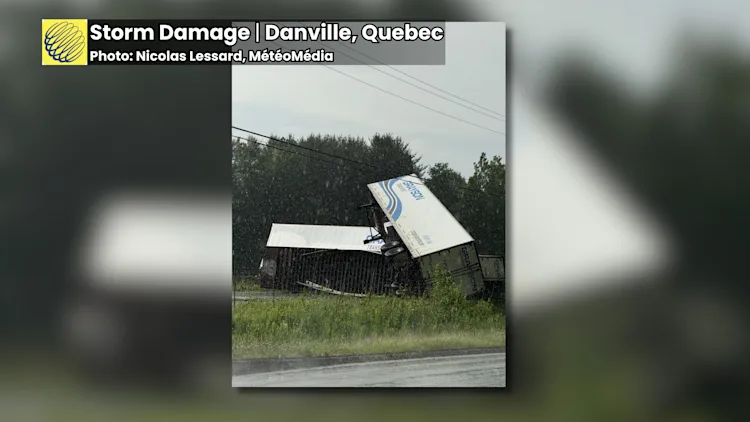 Possible tornado hits Quebec amid severe storms - The Weather Network