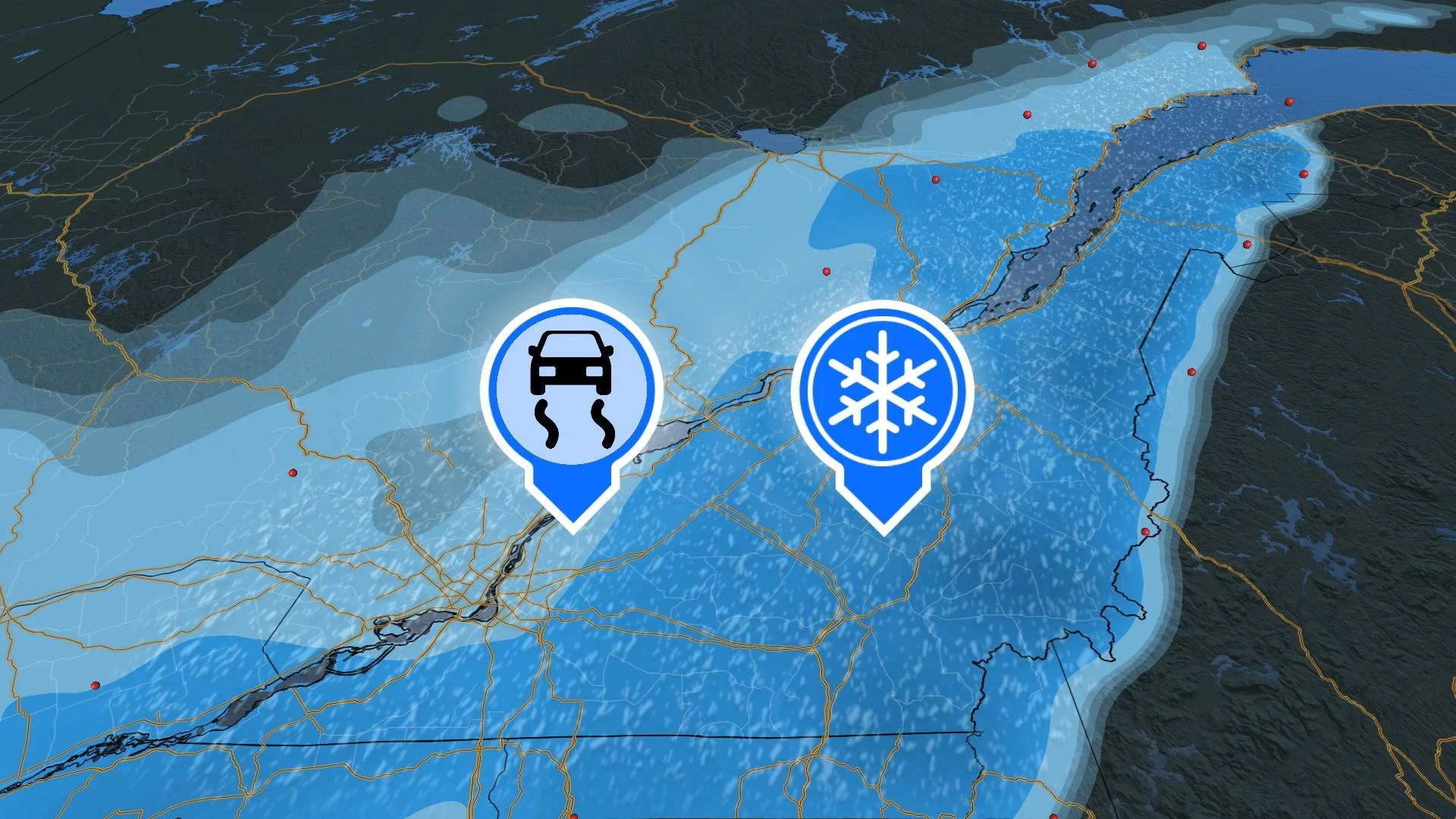 Neige : encore un lundi difficile pour les automobilistes