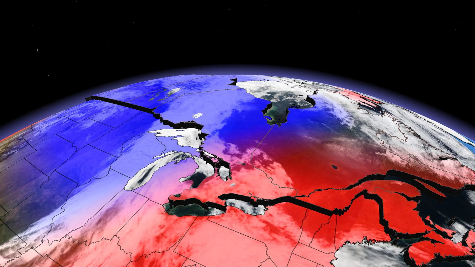 Classic clash of the seasons as strong blocking pattern closes out October