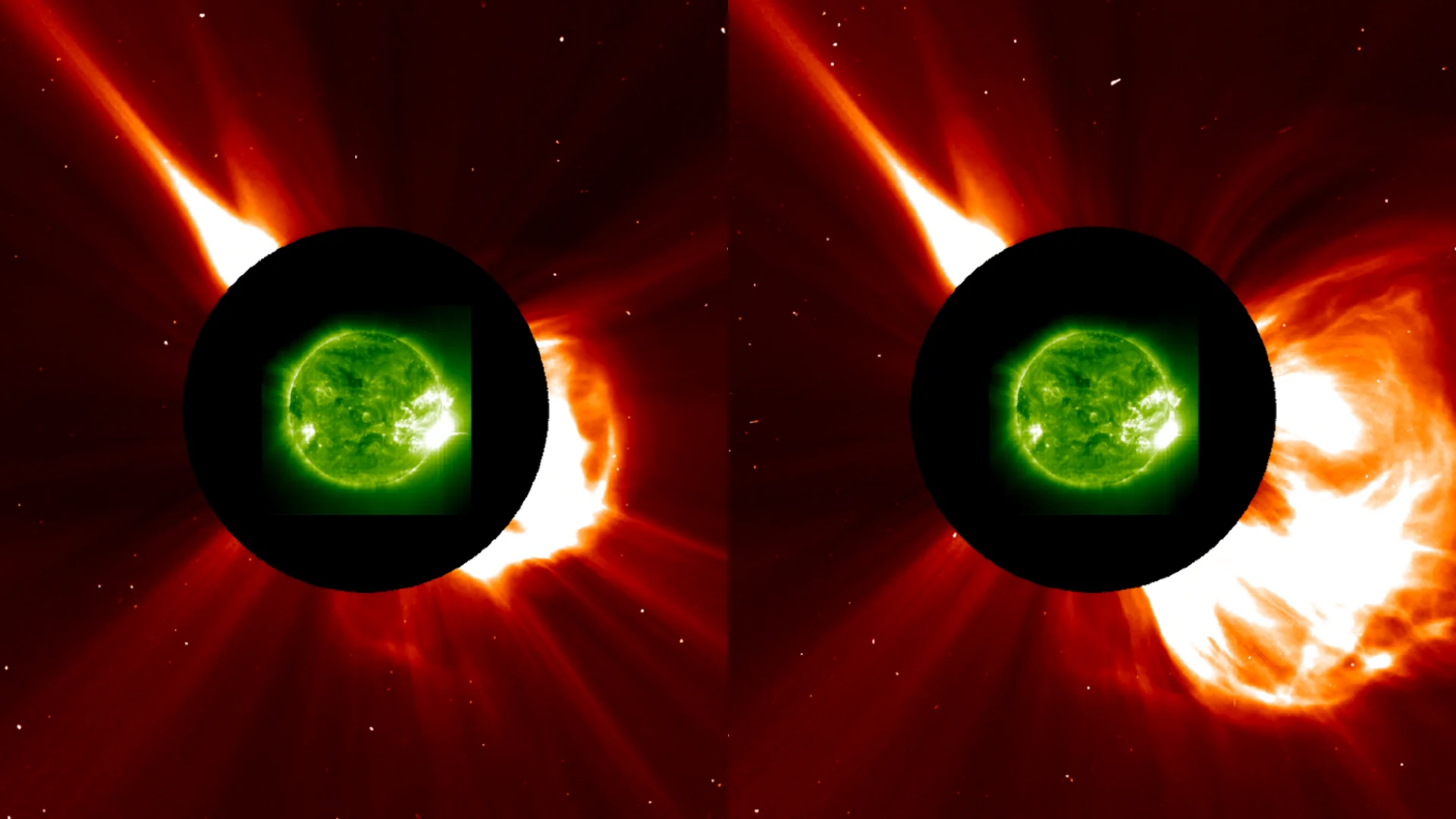 November 4 2003 - X40 Solar Flare - SOHO