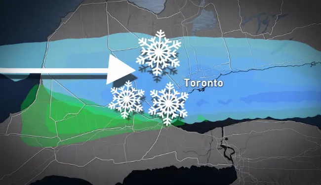 Blast of sneaky snow hits Ontario's busiest area Tuesday