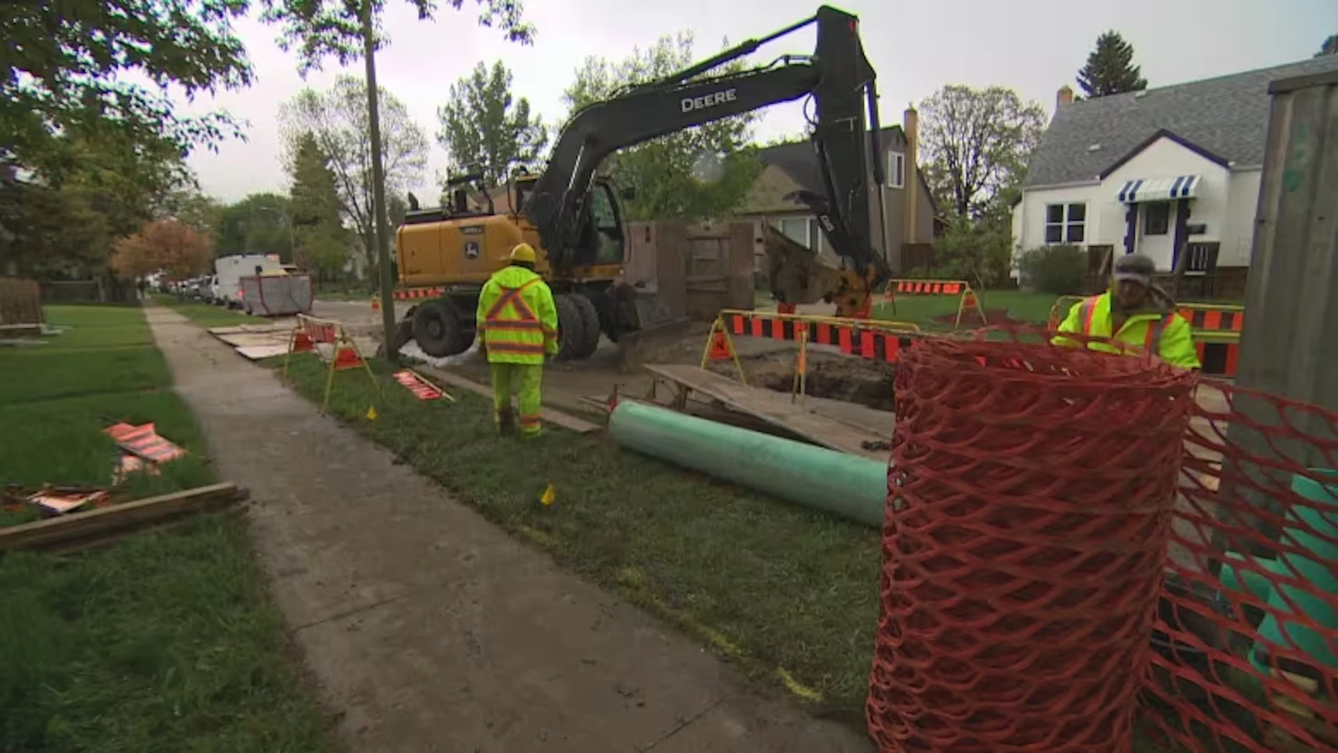 Some Winnipeg homeowners are frustrated after cleaning up messes from heavy spring rain and a sewer blockage