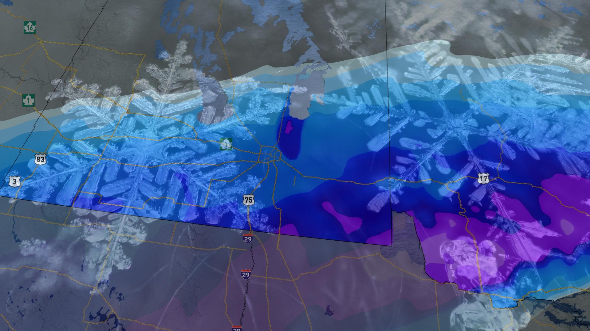 Second round of overnight snow threatens tough travel in Manitoba - The ...