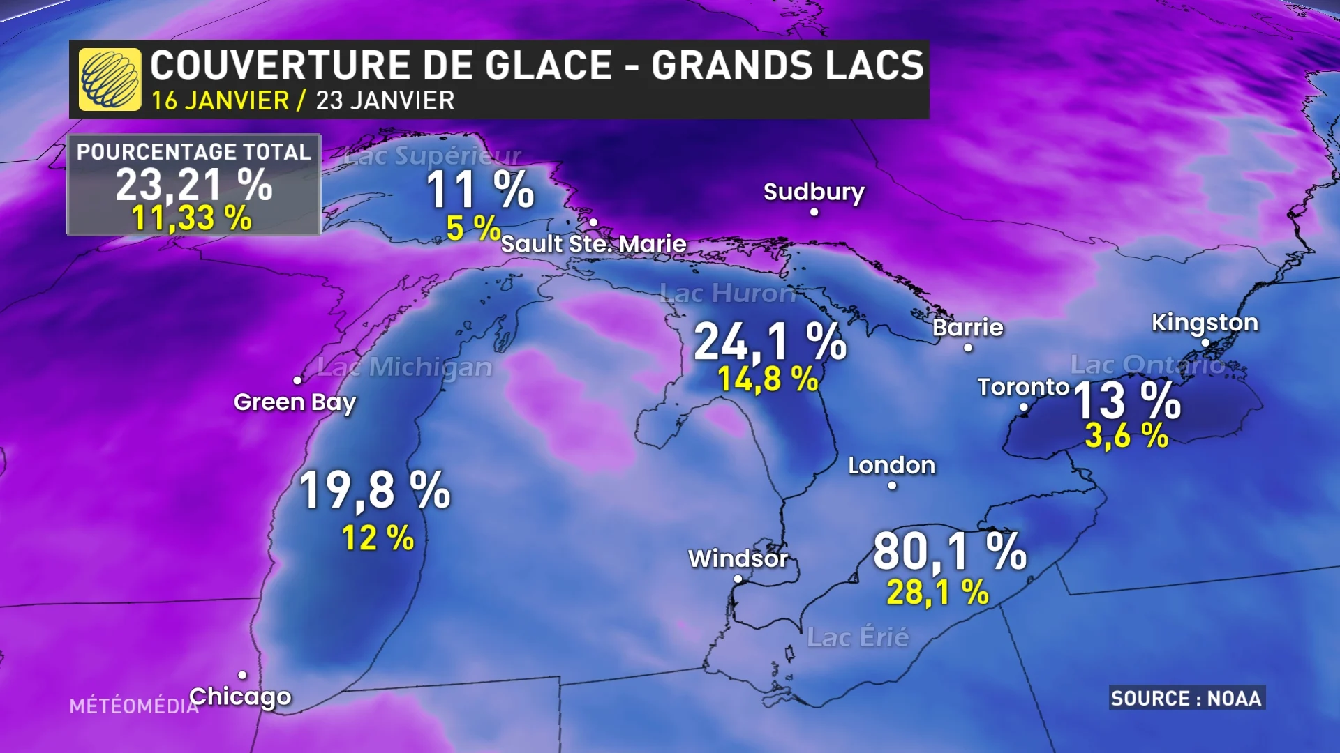 GRANDS LAC - Couverture de glace