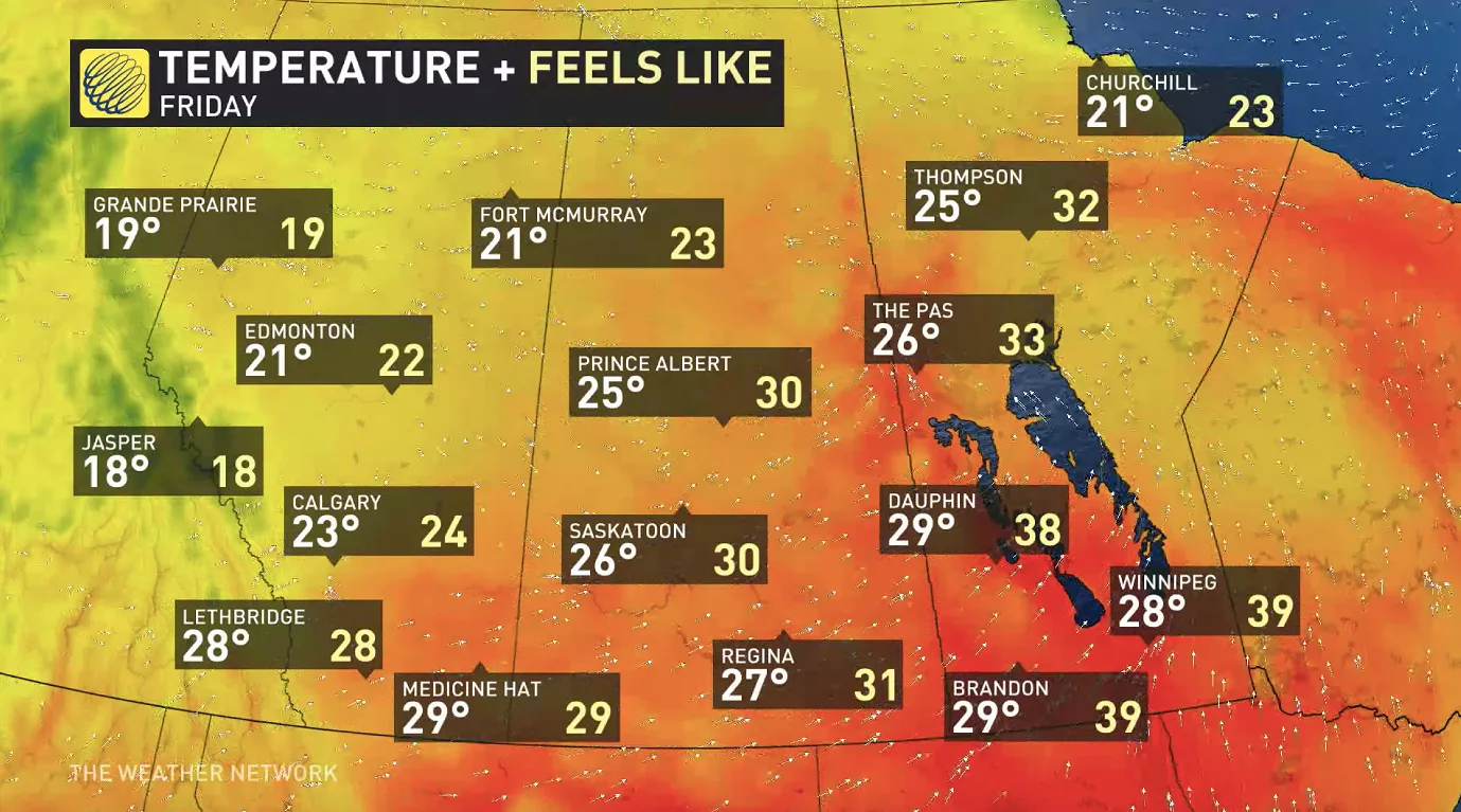 PR Temps Friday
