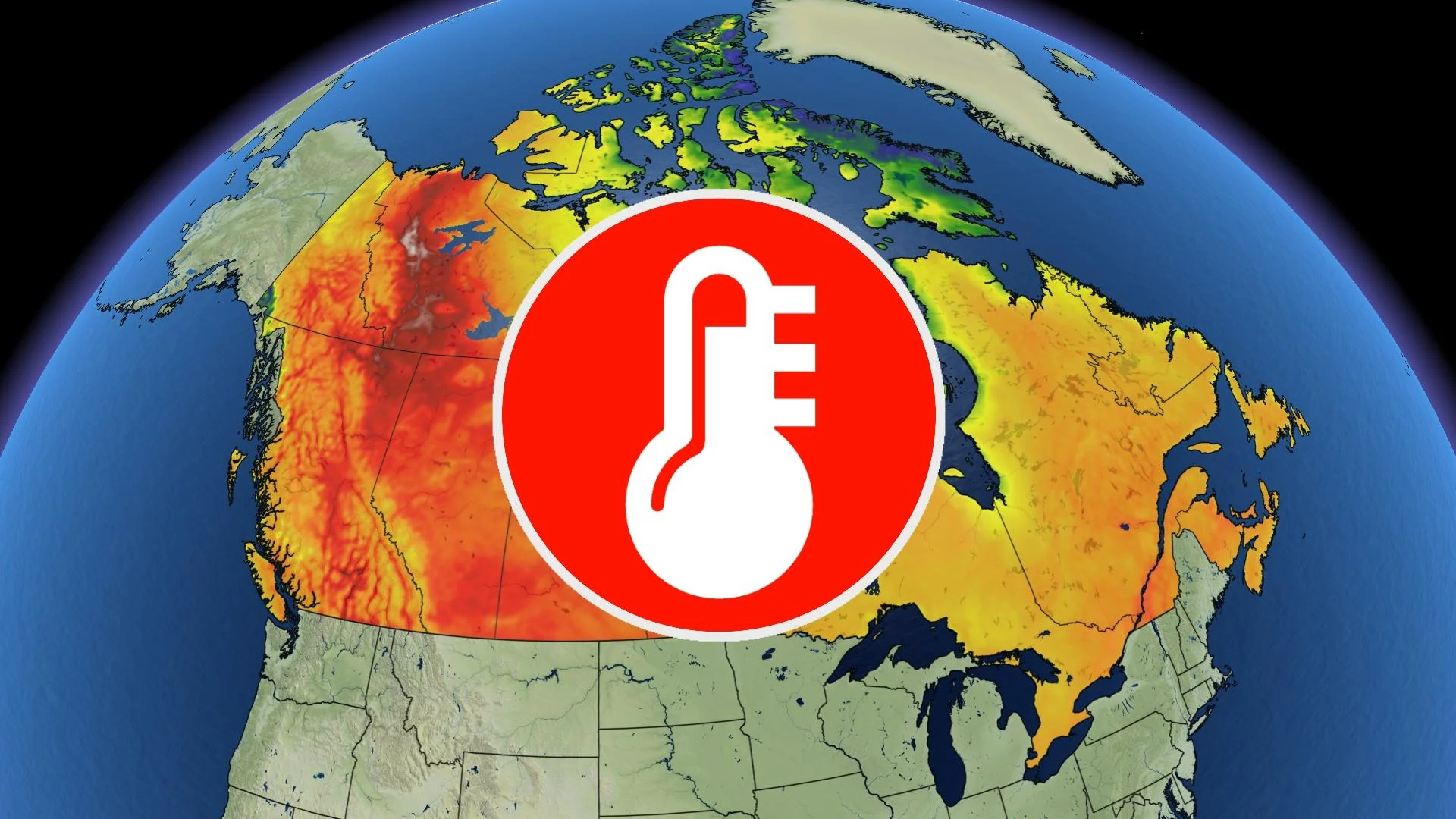 Chaleur historique dans le Nord canadien