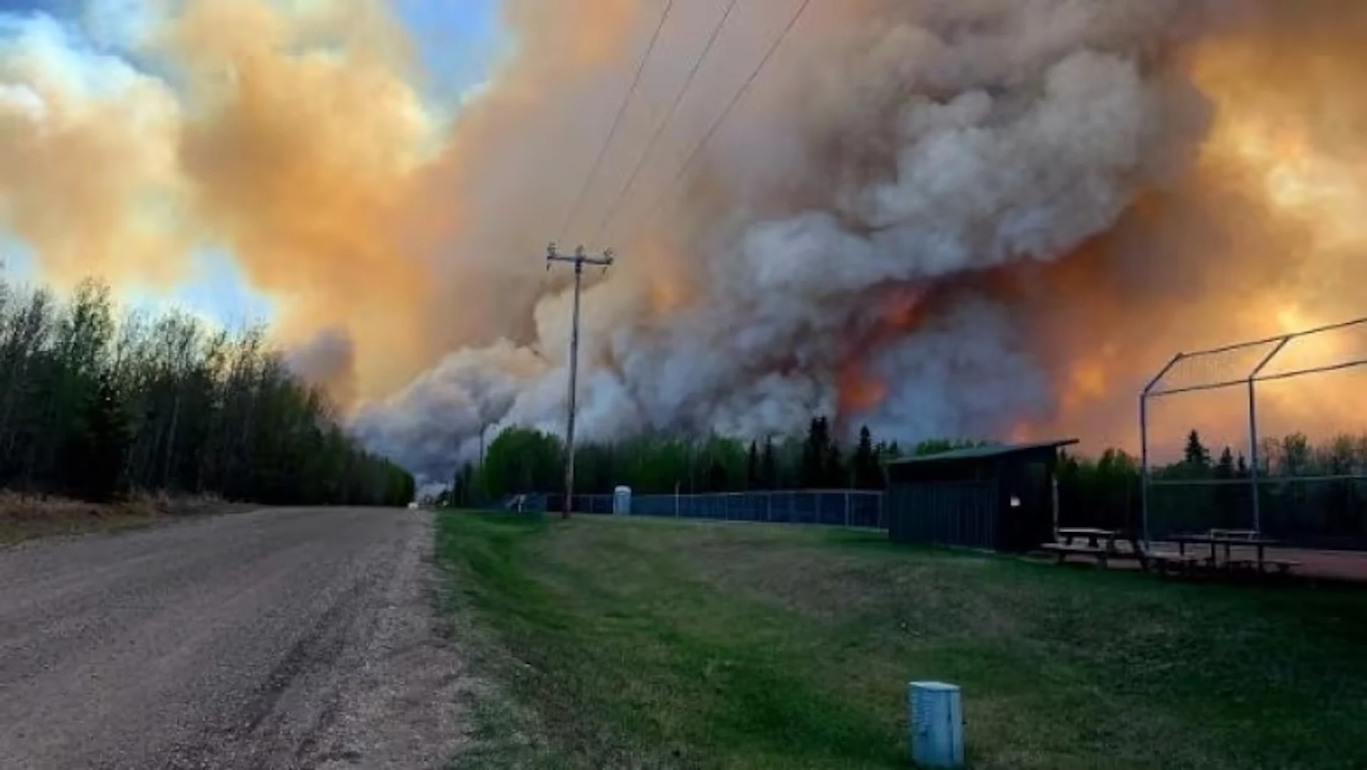 Farmers rush to save livestock as wildfires rip through Alberta