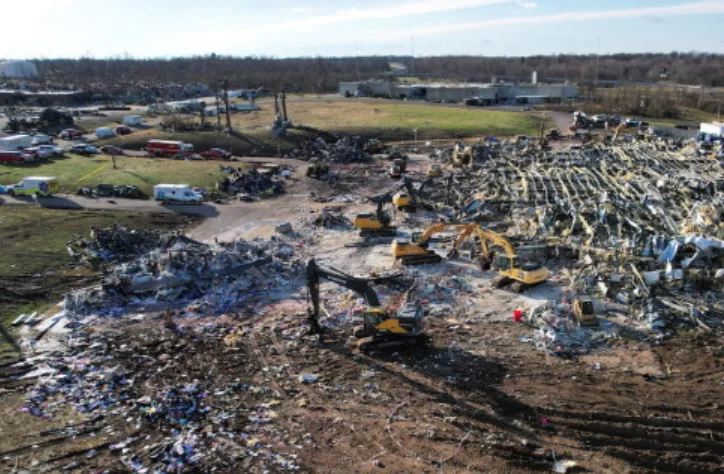 'From grief to shock': Tornadoes kill at least 74 in Kentucky