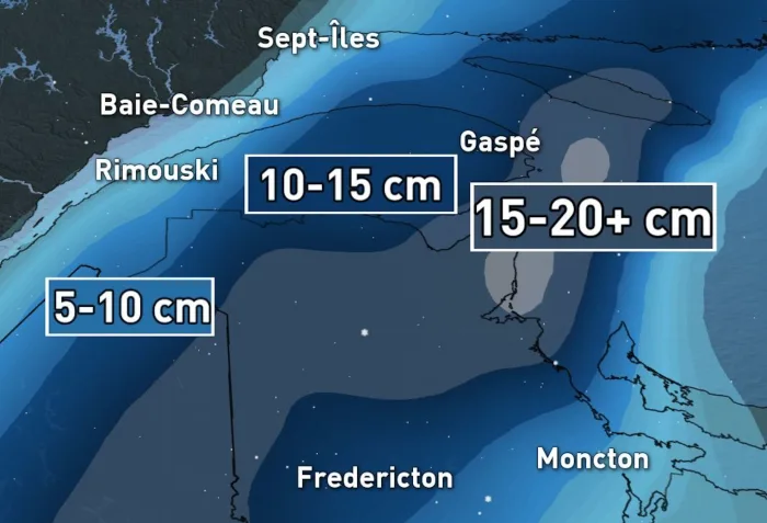 Une tempête affectera l'est du Québec