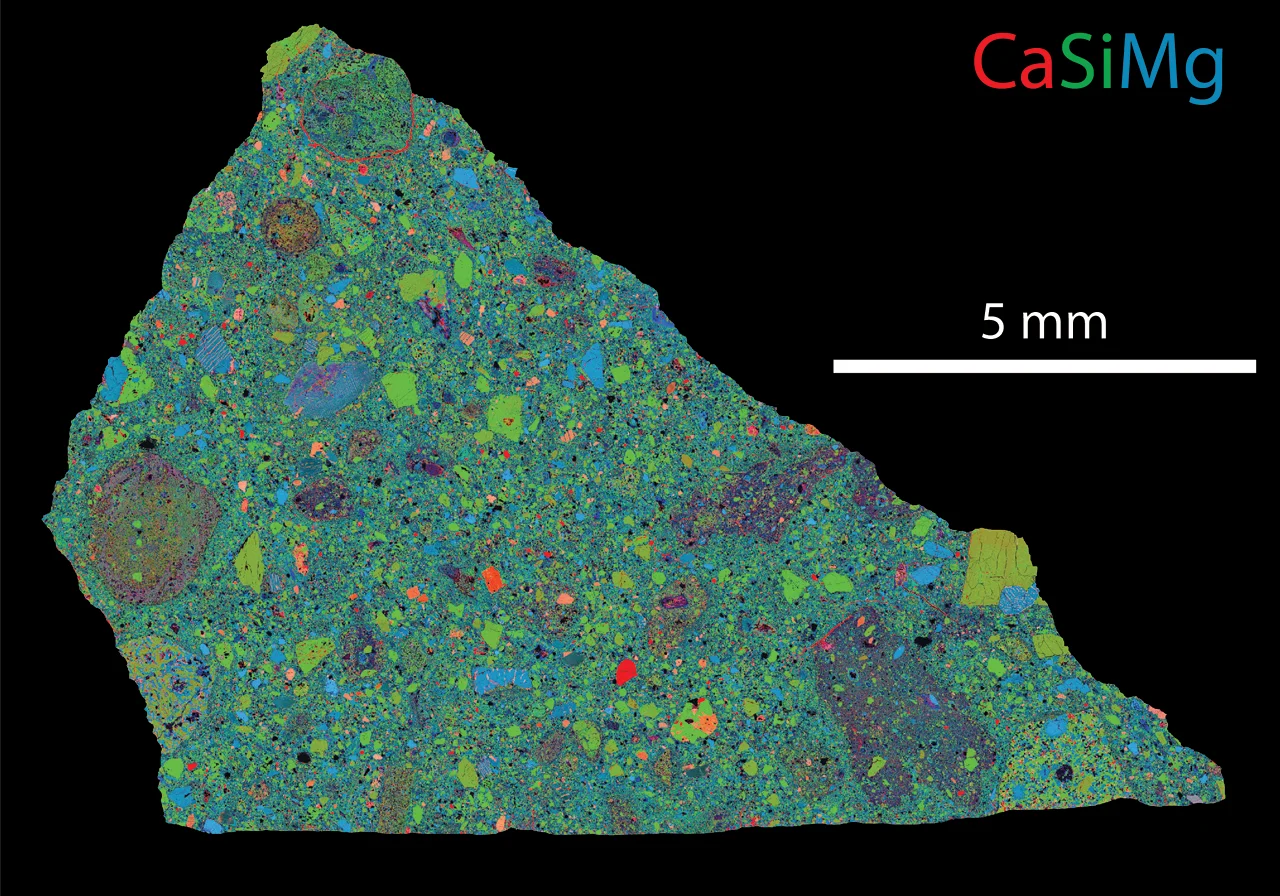 Element-map-Martian-meteorite-NWA7034-AaronJCavosie-MorganCox-CurtinUniversity