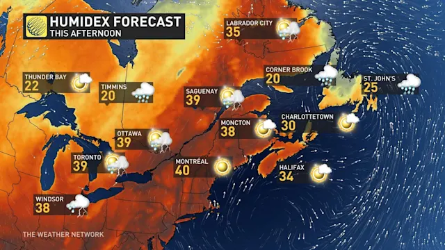Severe risk continues in Ontario, Quebec as storms hit muggy heat - The ...