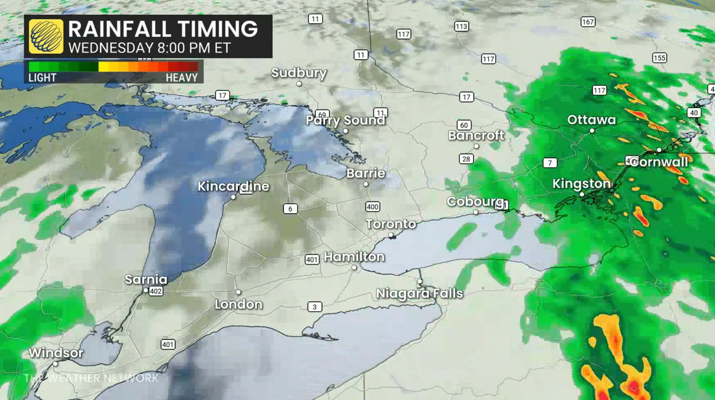 APRIL 29, 2026: Heavy rain for eastern Ontario