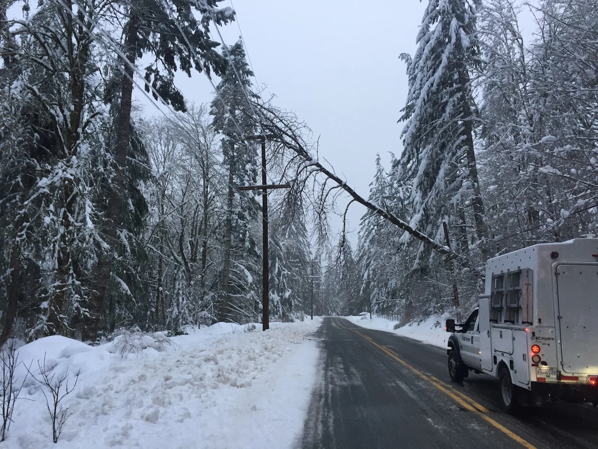 Low-elevation B.C. communities could see slick roads from wintry weather