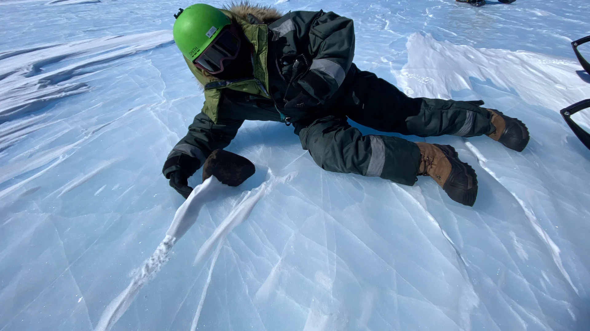 Rare Antarctic meteorite found by following satellite 'treasure map'