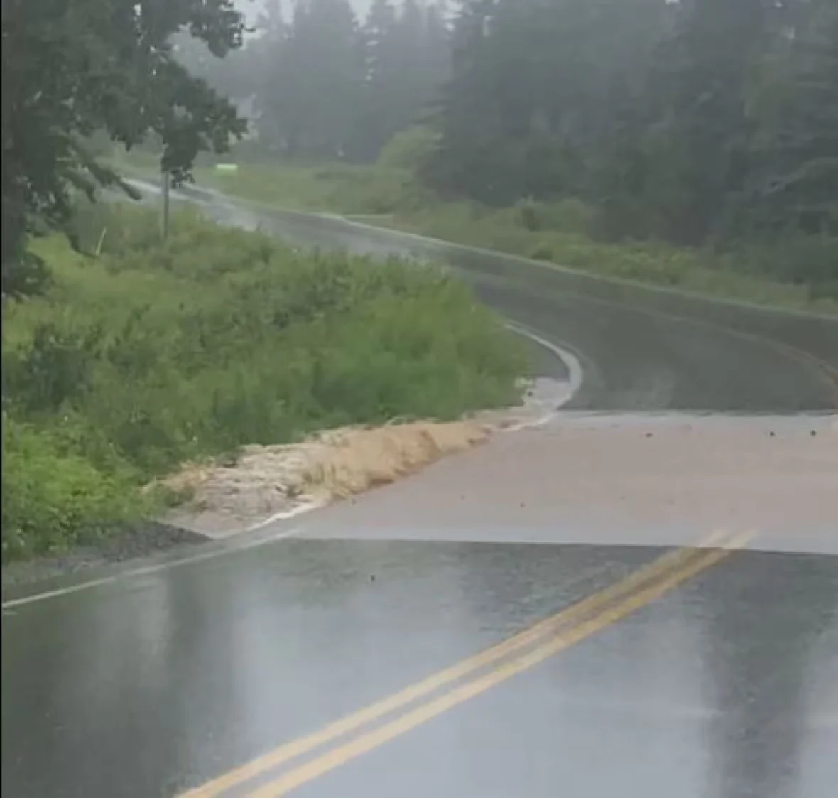 CBC: flooded-road-annapolis-county (Sahyna Weaver Prail)