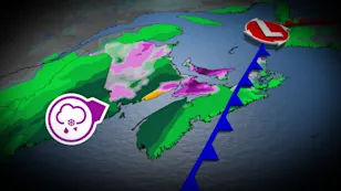 Wet, icy disruptions will start the week across parts of Atlantic Canada