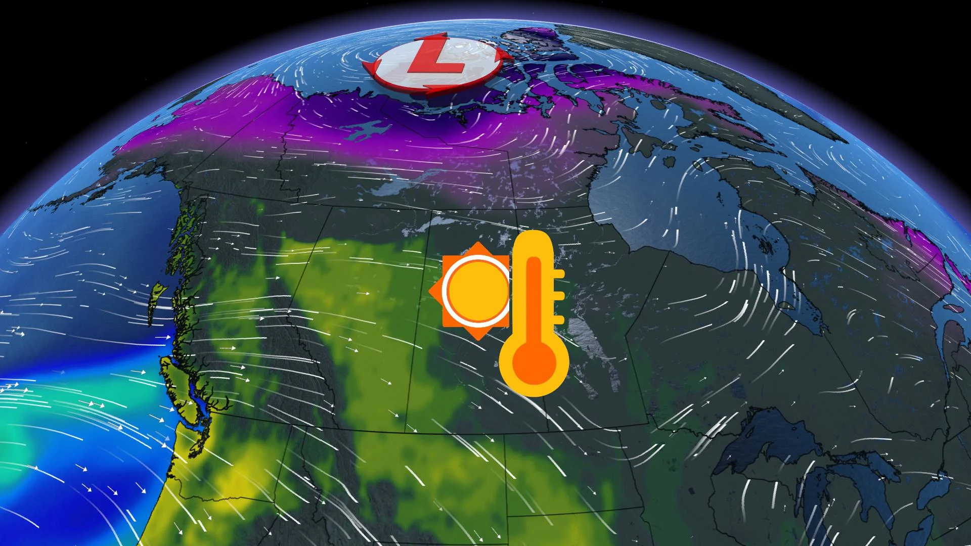 Polar vortex back where it belongs, huge temperature swing for Canada
