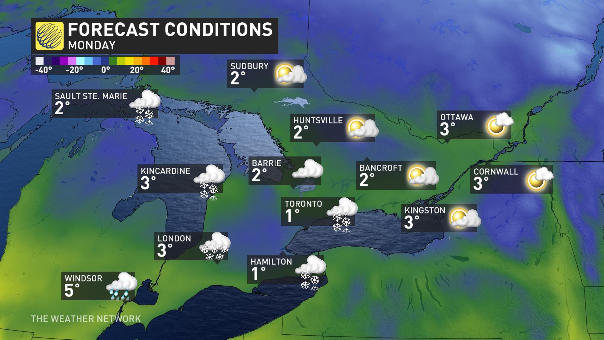 More Snow Sneaking Into Southern Ontario Following Last Weeks Winter Storm The Weather Network 3221