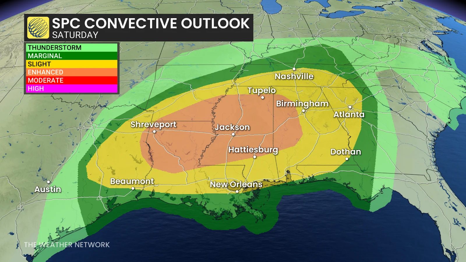 Colorado low SPC severe weather outlook Saturday