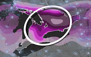 Heads-up: Weekend ice storm could bring 10-20+hours of freezing rain to parts of Ontario