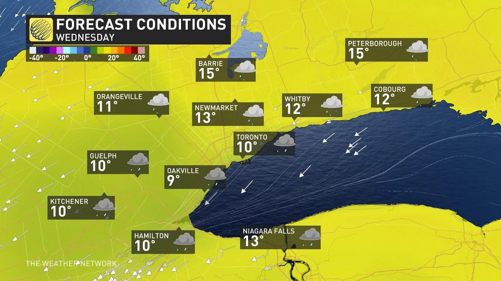 Southern Ontario Wednesday forecast conditions and temperatures - May 20, 2025