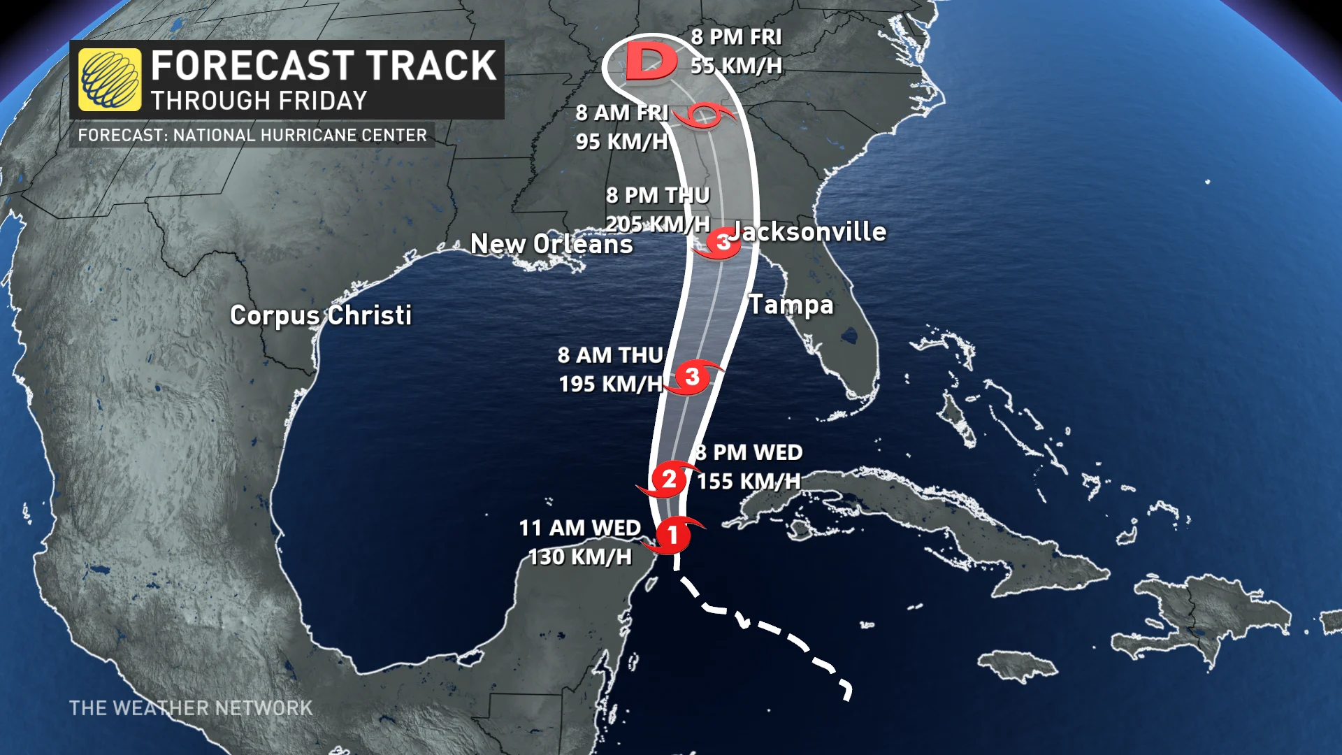 Helene a hurricane, Florida on alert for 'lifethreatening