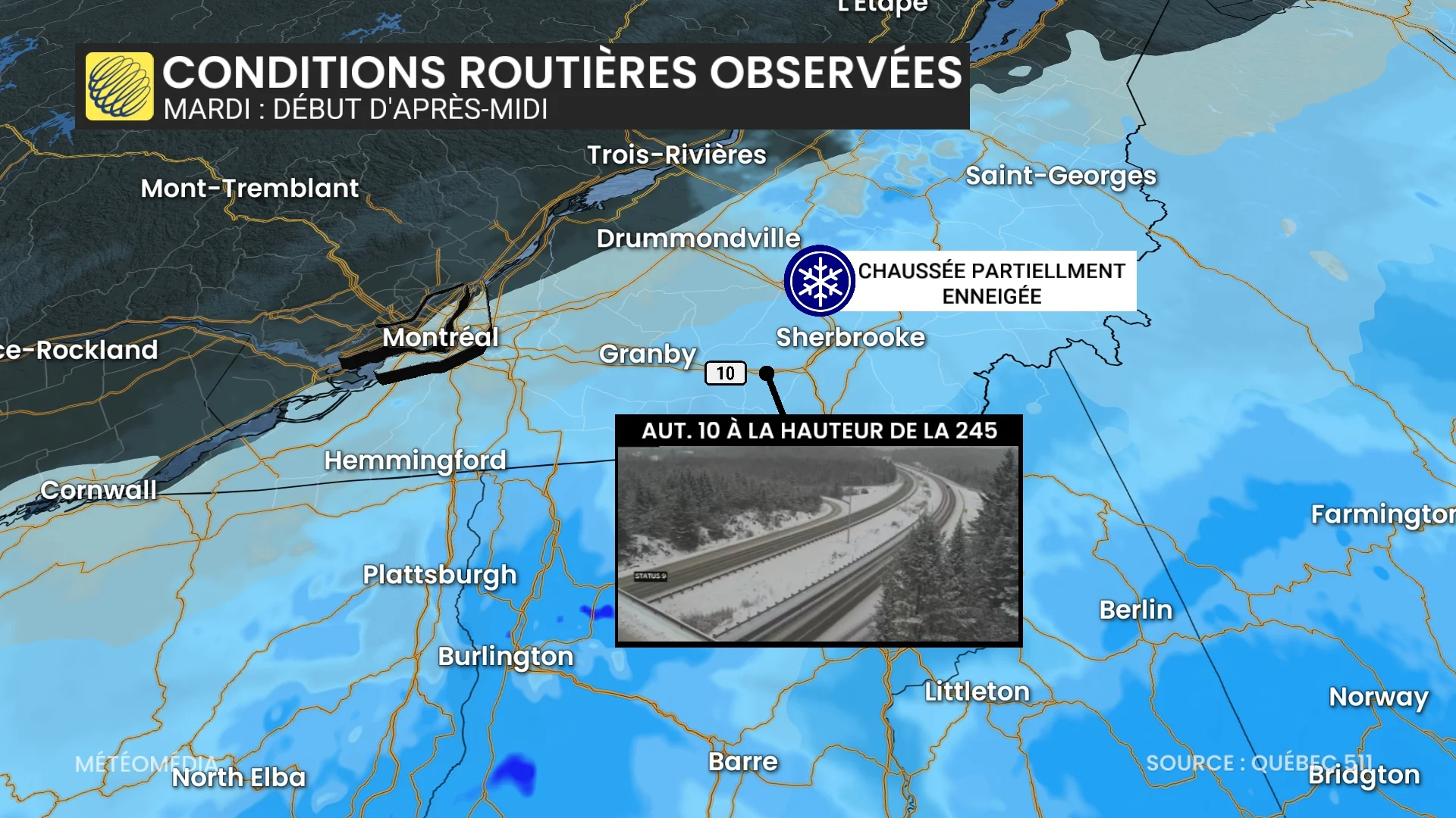 conditions routieres observees