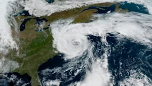 Check out this stunning, powerful nor’easter from space