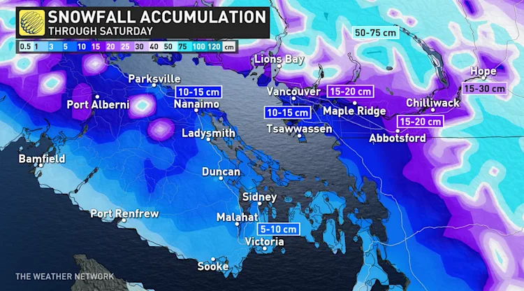 Winter storm warnings issued across B.C. ahead of heavy snow, ice - The ...