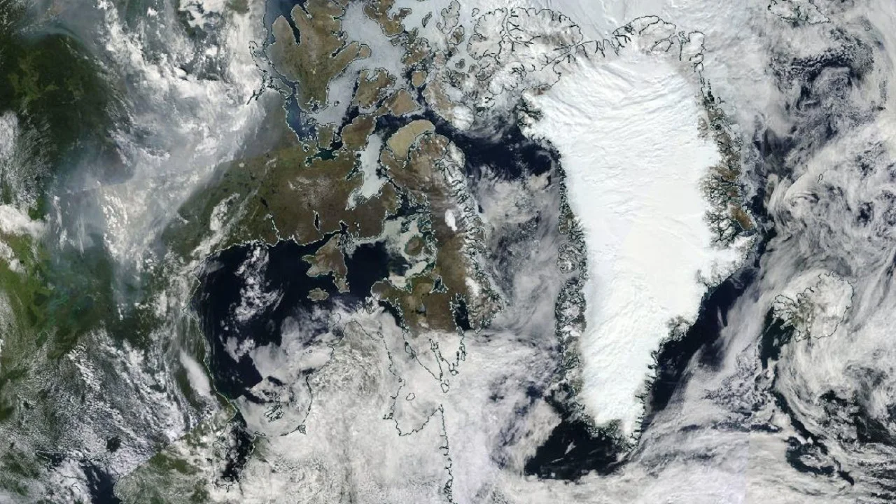 Baffin Island - Terra MODIS - 23072023 - NASA Worldview
