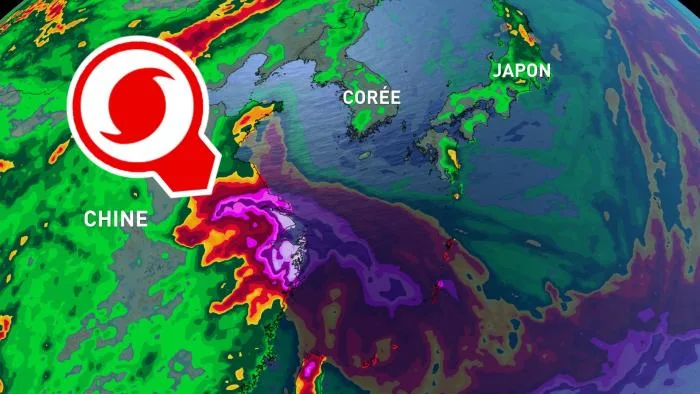 Cyclone intense : plus de 600 mm de pluie en trois jours!