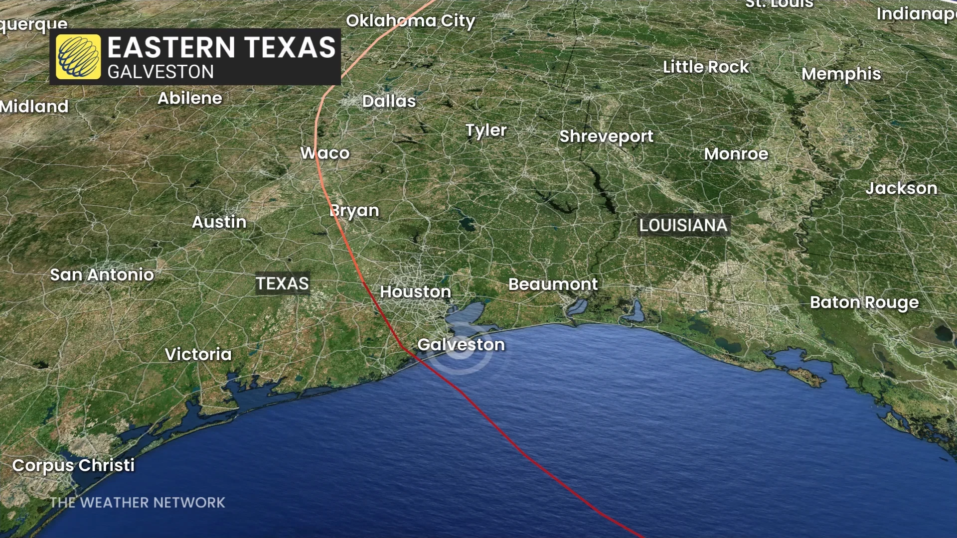 Galveston Texas Locator