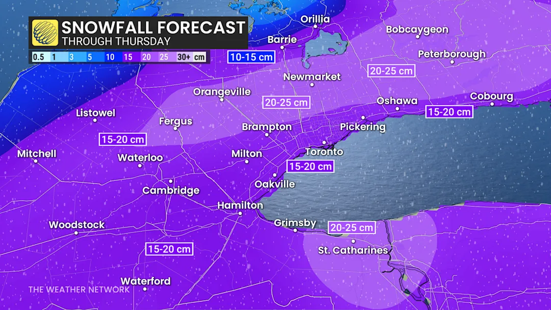 Brace for significant travel impacts as snowstorm to bring hefty totals ...