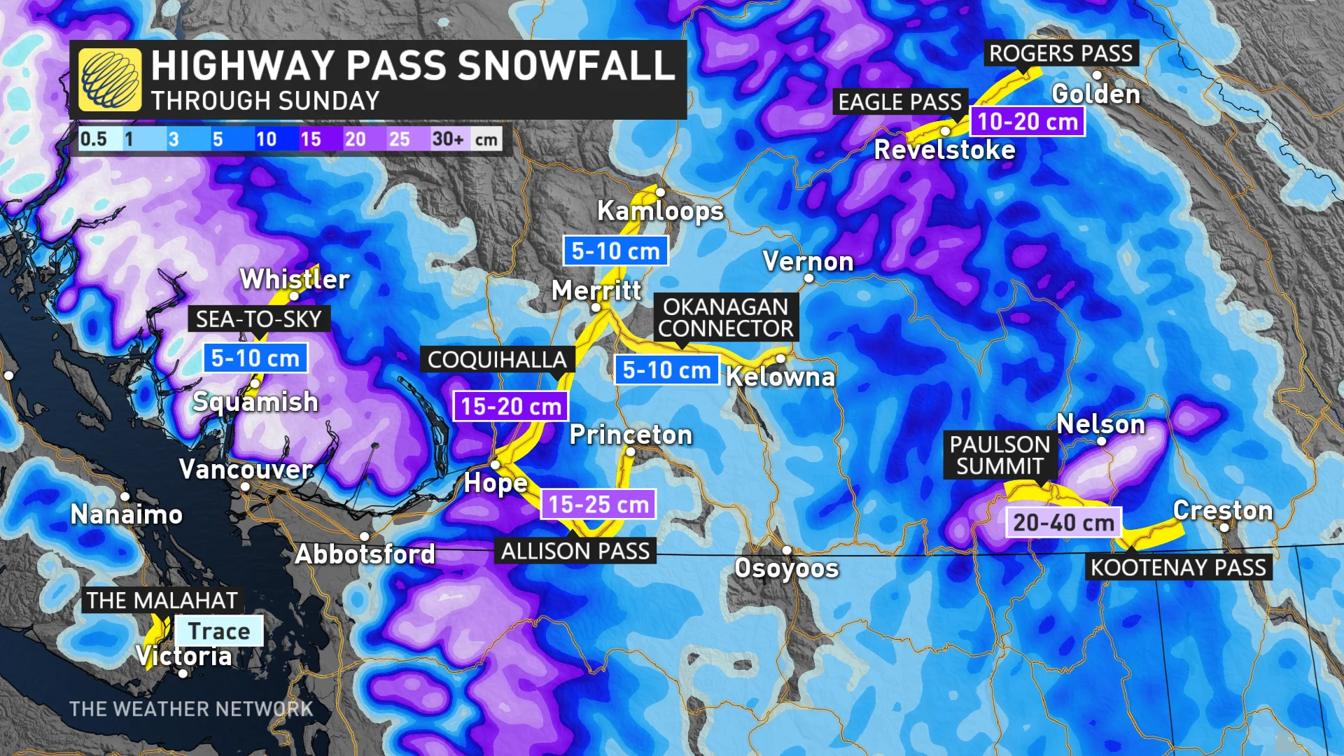 Baron - Highway pass snow - Nov15