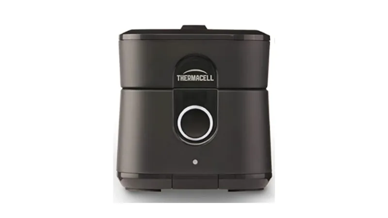 Amazon, Thermacell mosquito repeller in black, CANVA, outdoor decor small spaces