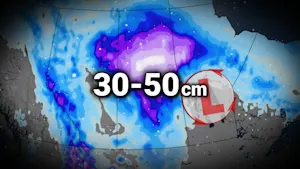 Stay alert: Parts of Saskatchewan could see 40-50+ cm of SNOW this week