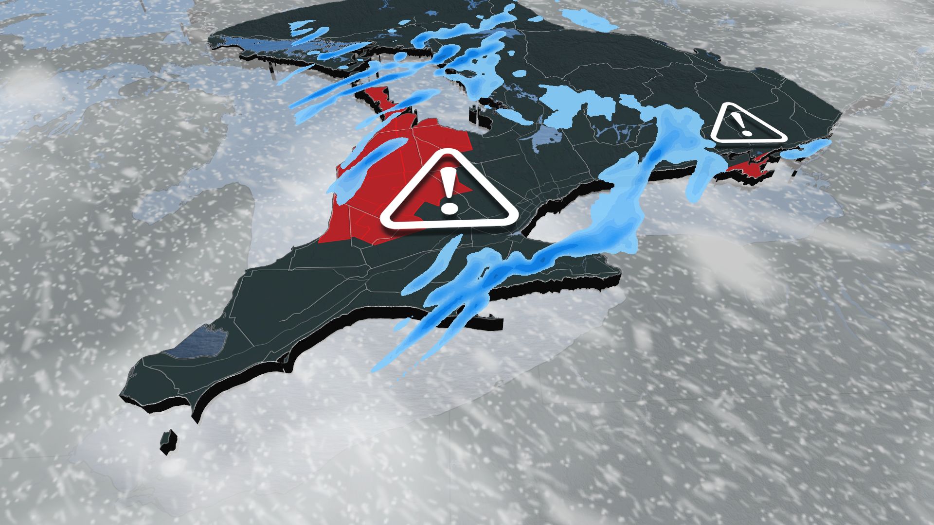 Dangerous travel as snowsqualls, blizzard conditions hit Ontario