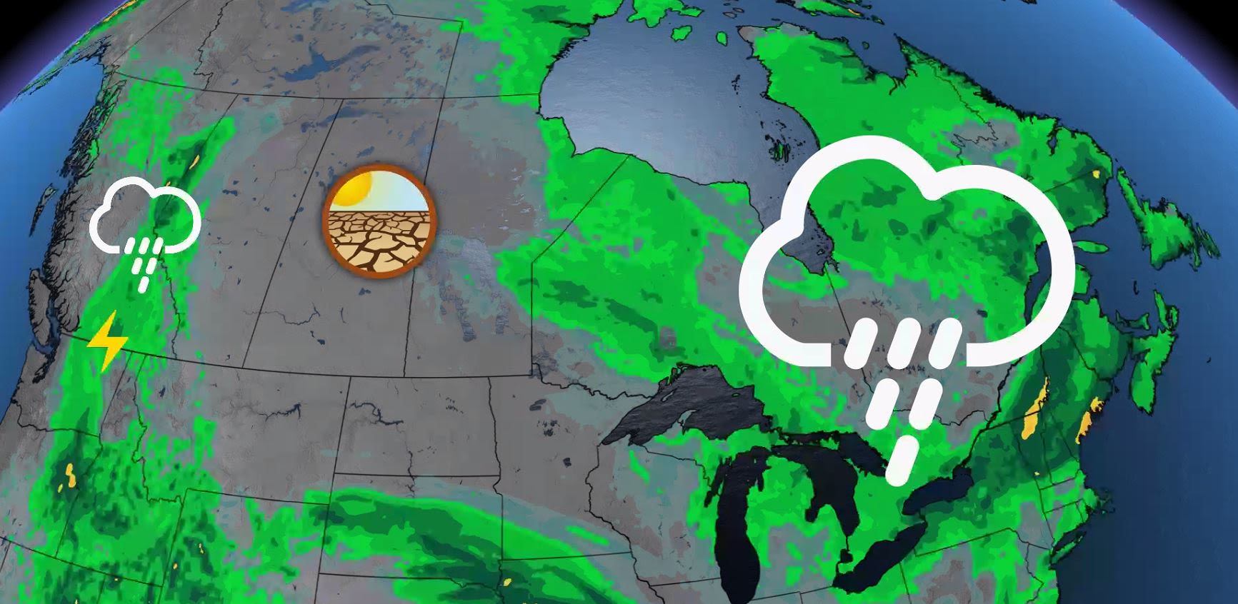 Extreme weather contrast for Canada's August long weekend - The Weather ...