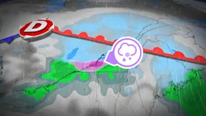 Jusqu’à 20 cm de neige et pluie verglaçante : voici les moments critiques.