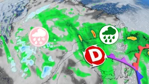 Jusqu’à 50 mm de pluie : une bonne douche froide pour ces secteurs. Détails ici. 