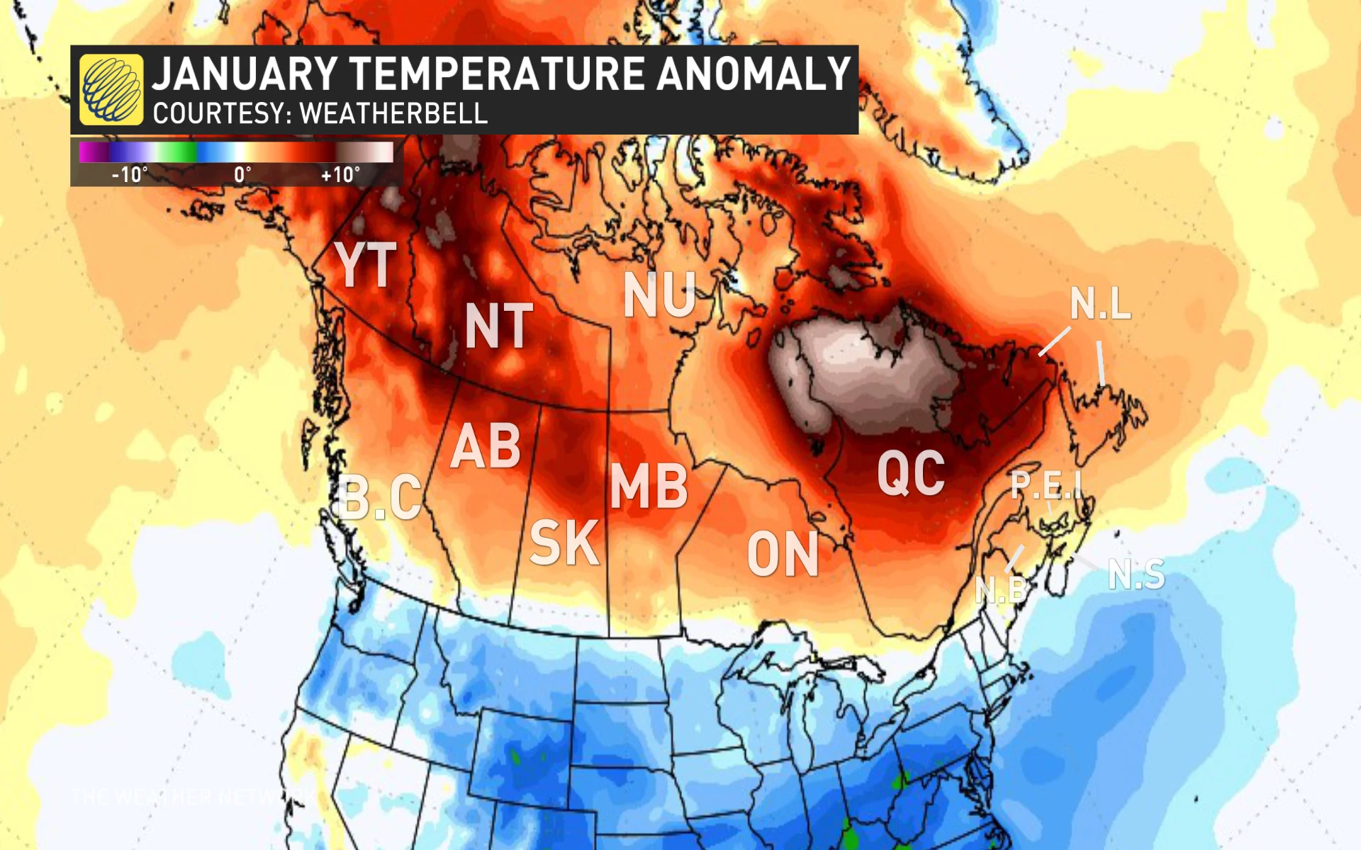 January 2025 Temperature Anomalies