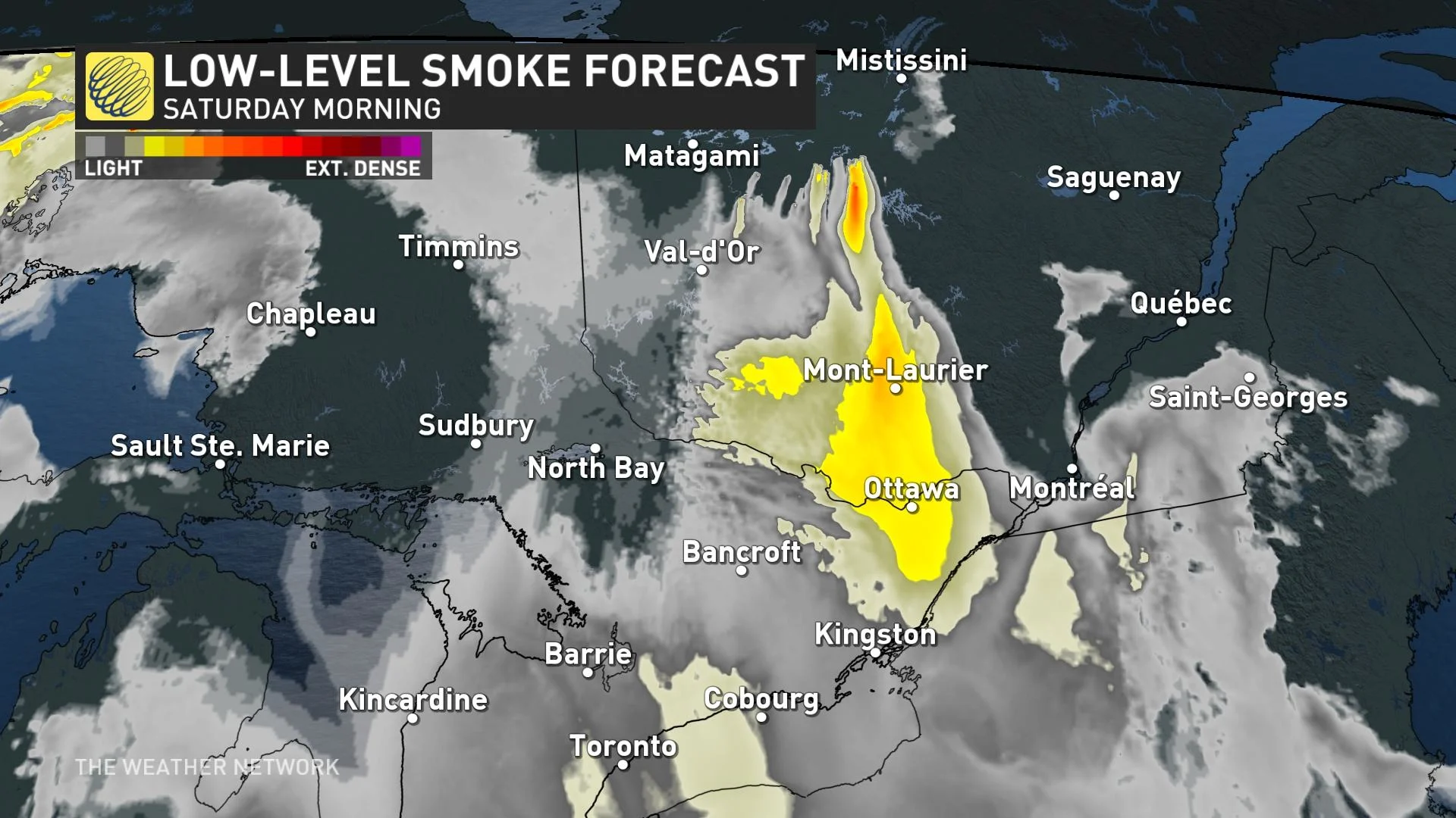 Smoke Forecast - June 16, 2023