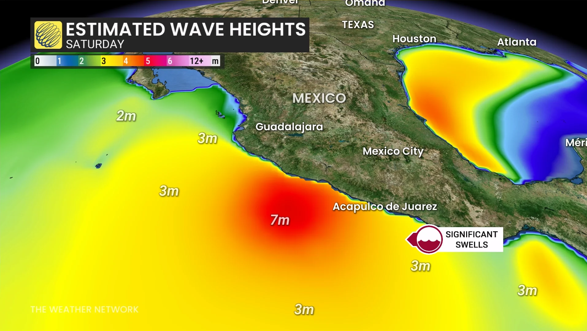 Mexico, Hurricane, Storm, Rain, Mudslide, Trudy, Flooding, October 16, 2026. (The Weather Network)